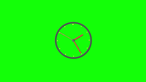 wall-clock-icon-motion-graphics-animation-with-alpha-channel,-transparent-background,-ProRes-444